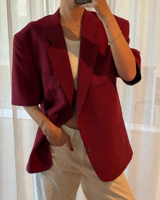 CF SS Blazer - Plum