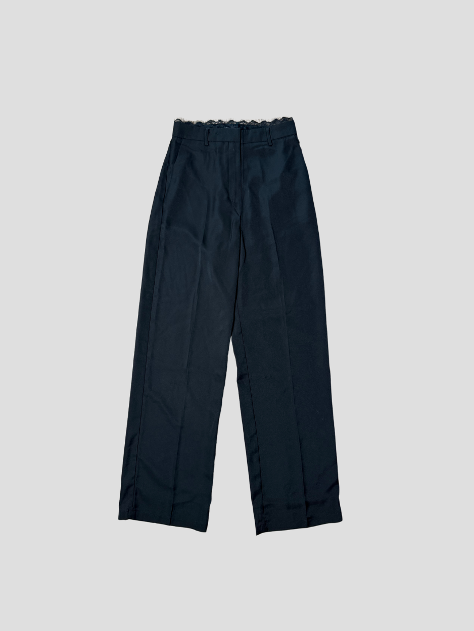 Dan Lace Trousers - Black