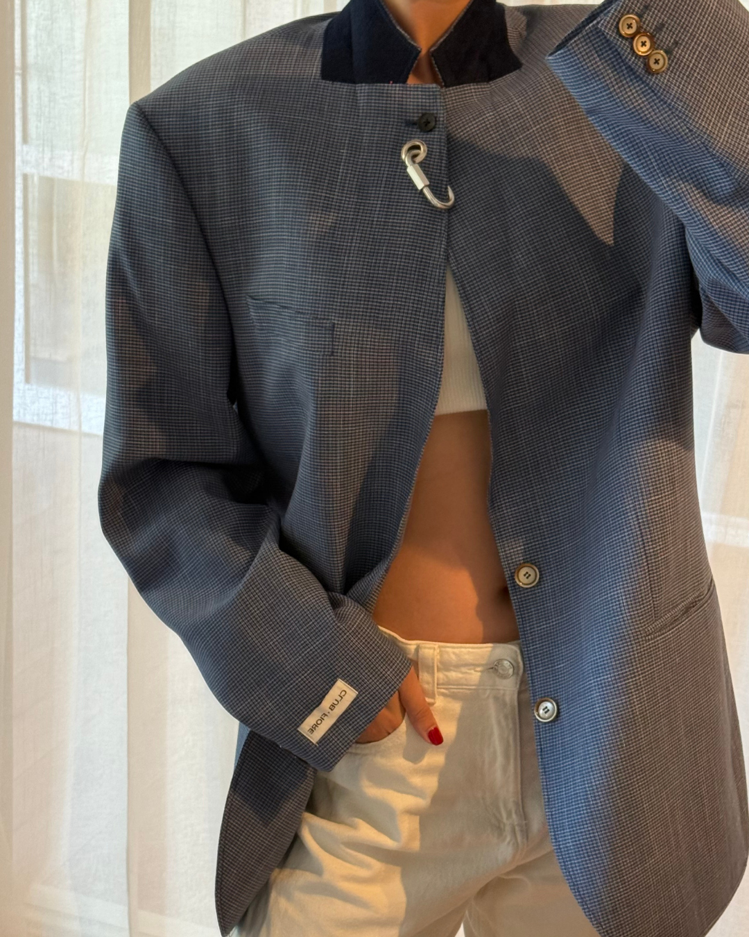 CF Mao Piercing Blazer - True Blue