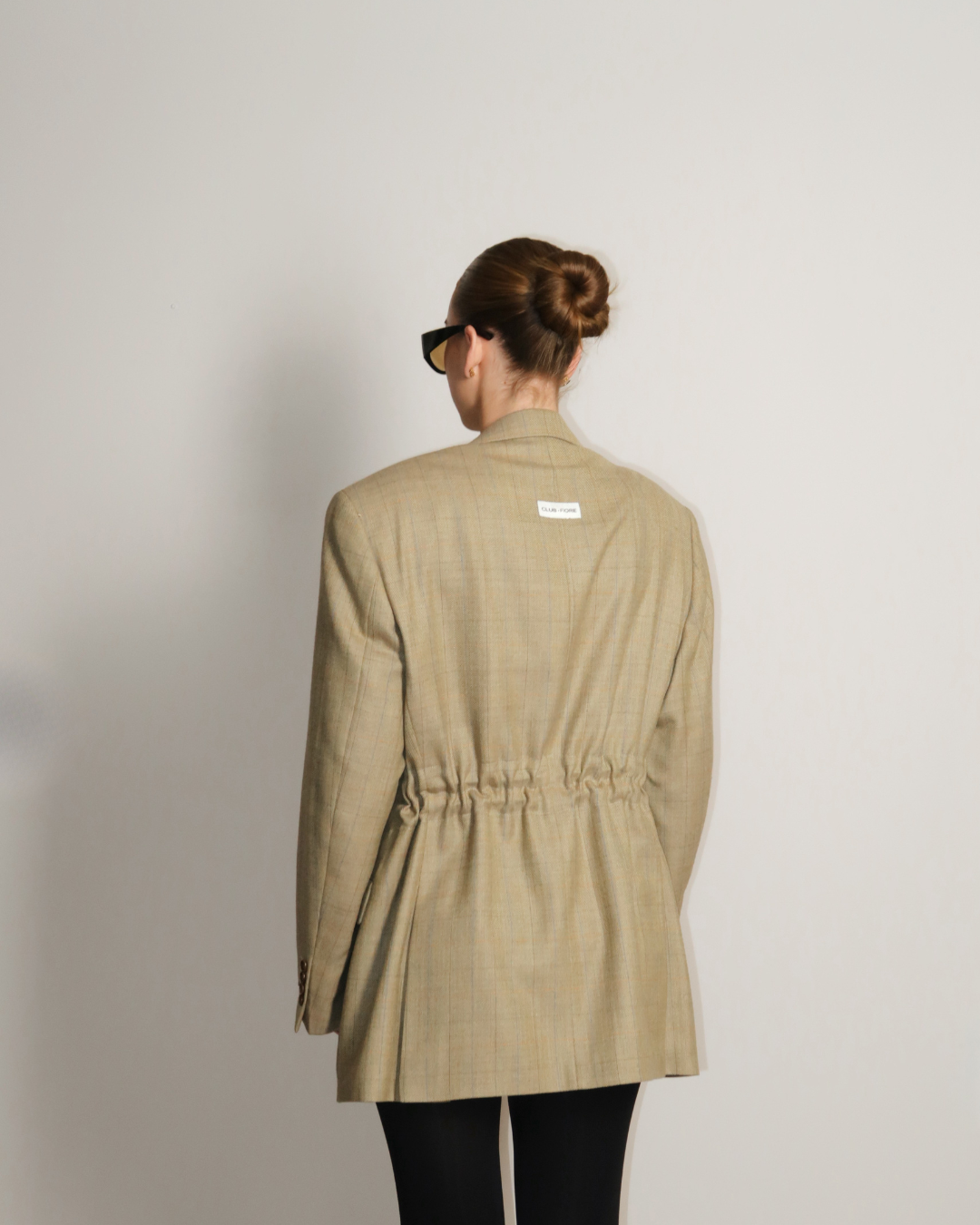 CF Vintage Fold Blazer - Beige Grey
