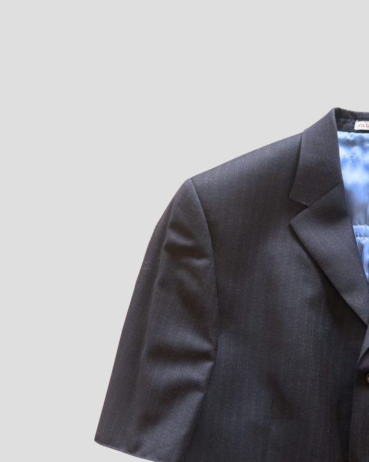CF SS Blazer - Black Burgundy