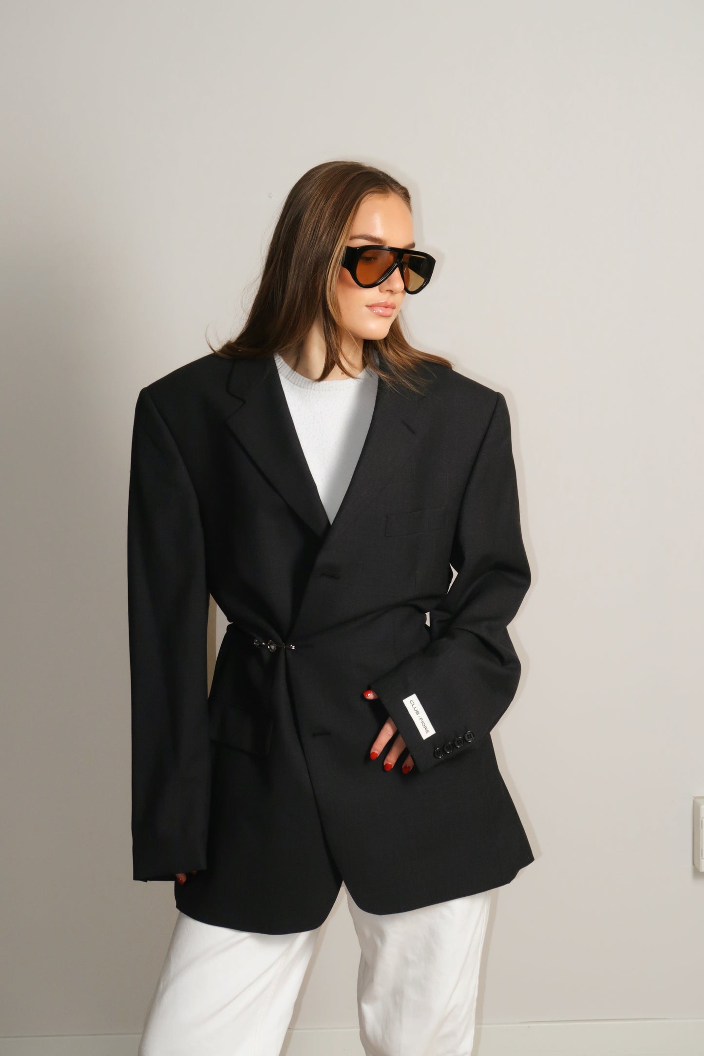 CF Vintage Eyelets Blazer - Nearly Black