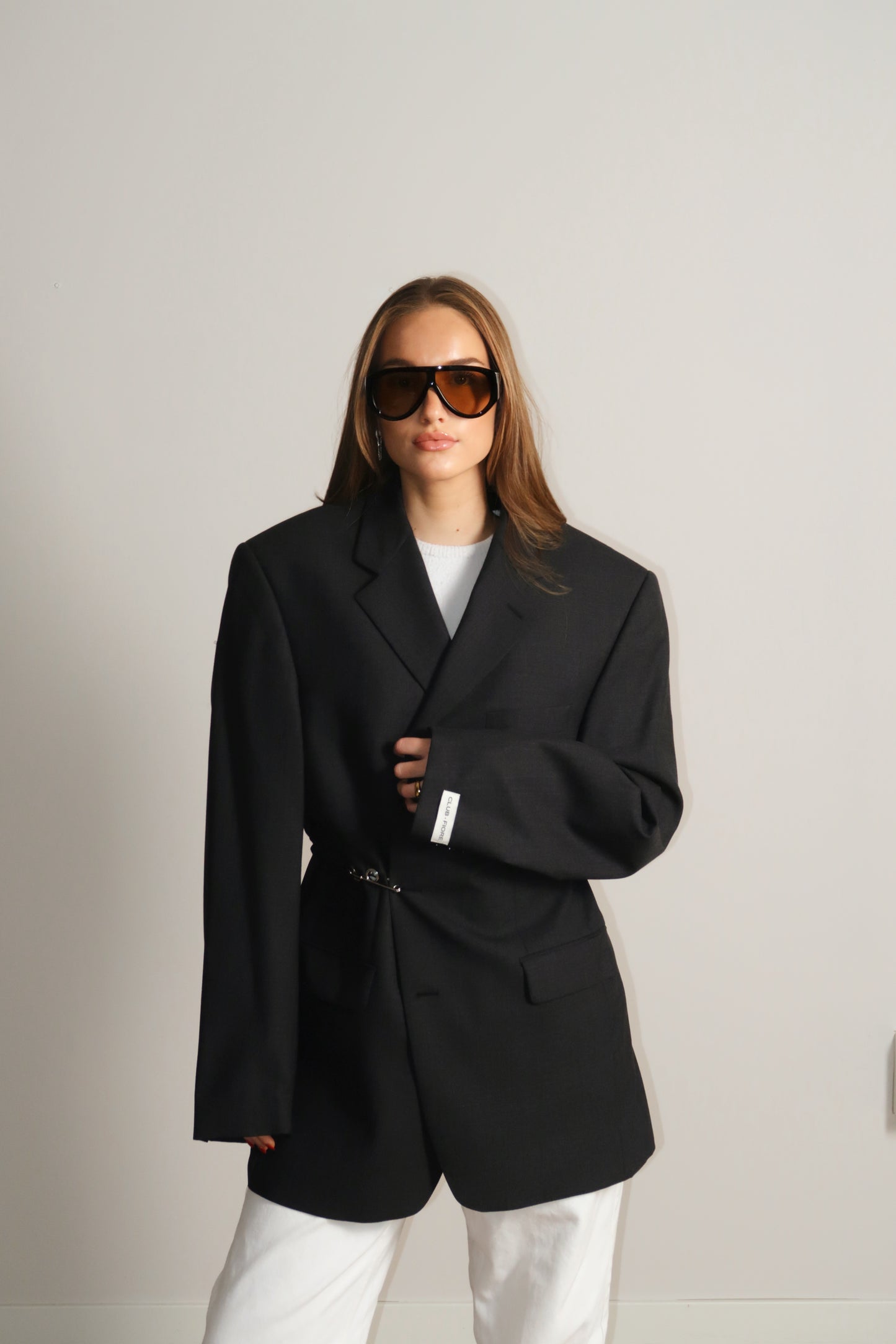 CF Vintage Eyelets Blazer - Nearly Black