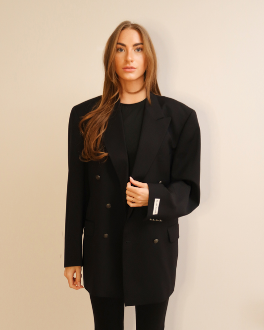 CF DB Waist Blazer - Black