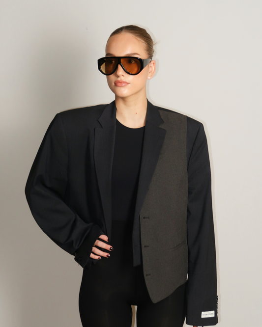 CF Vintage Fold Blazer - Anthracite Grey