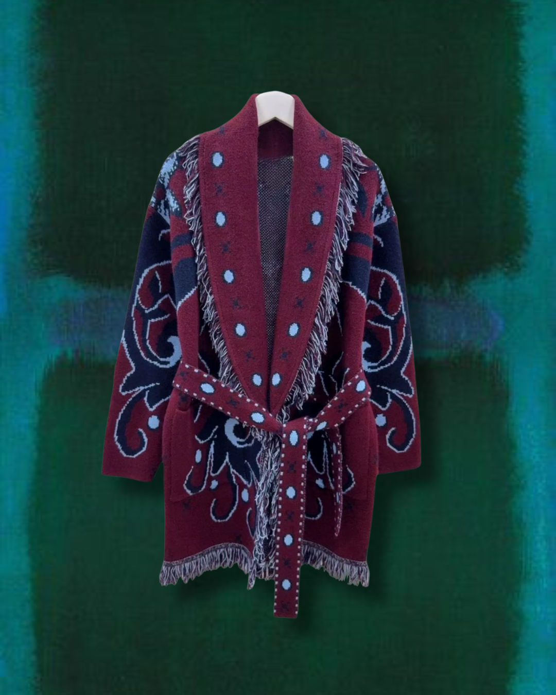 Tro Cardigan - Burgundy