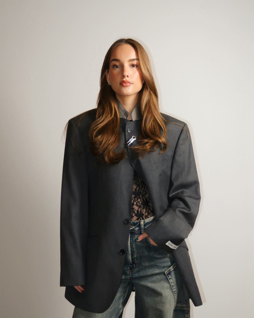 CF Mao Piercing Blazer - Graphite