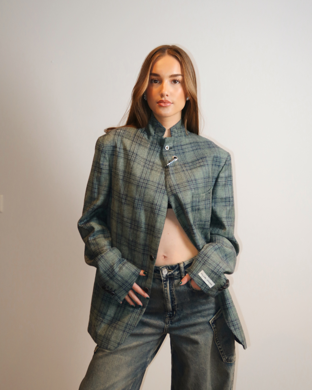 CF Mao Piercing Blazer - Ocean