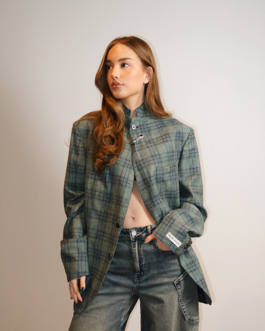 CF Mao Piercing Blazer - Ocean