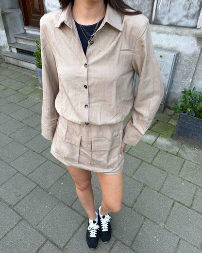 Brent Dress - Beige