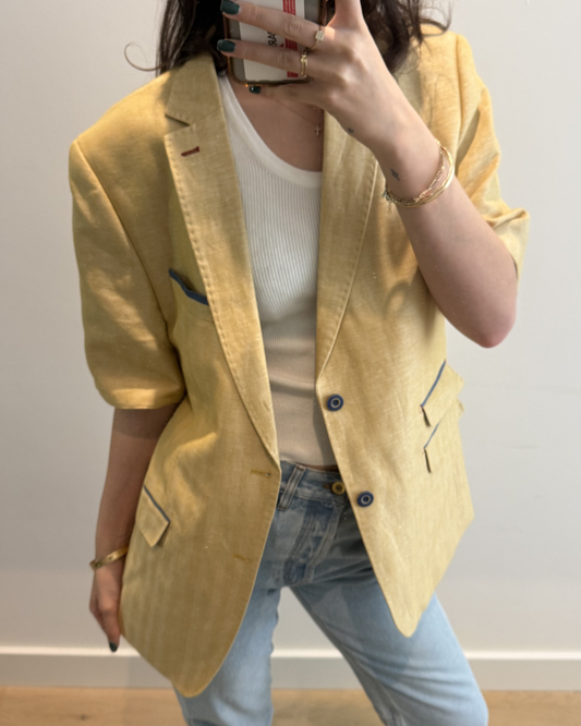CF SS Blazer - Butter Yellow