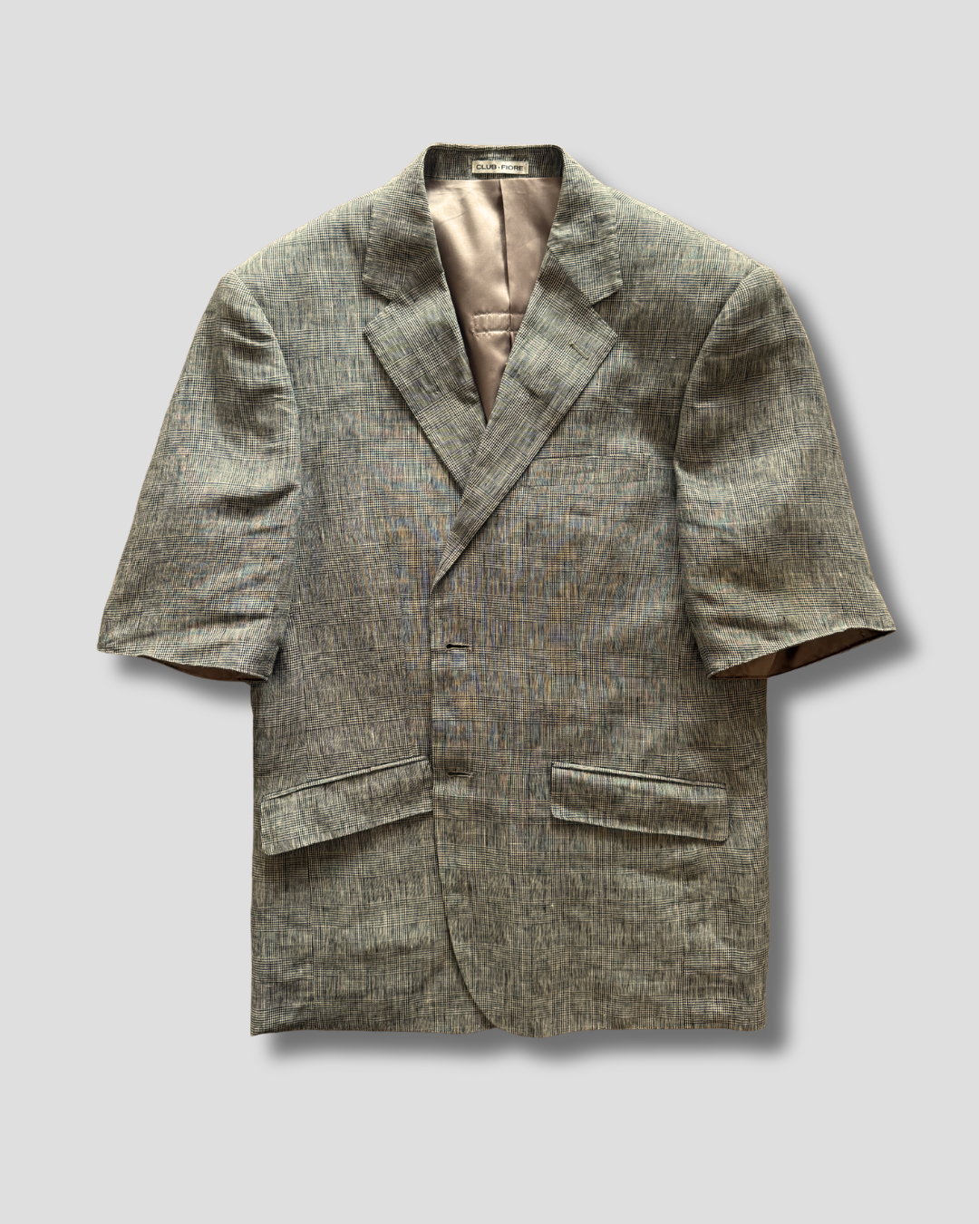 CF SS Blazer - Check Beige