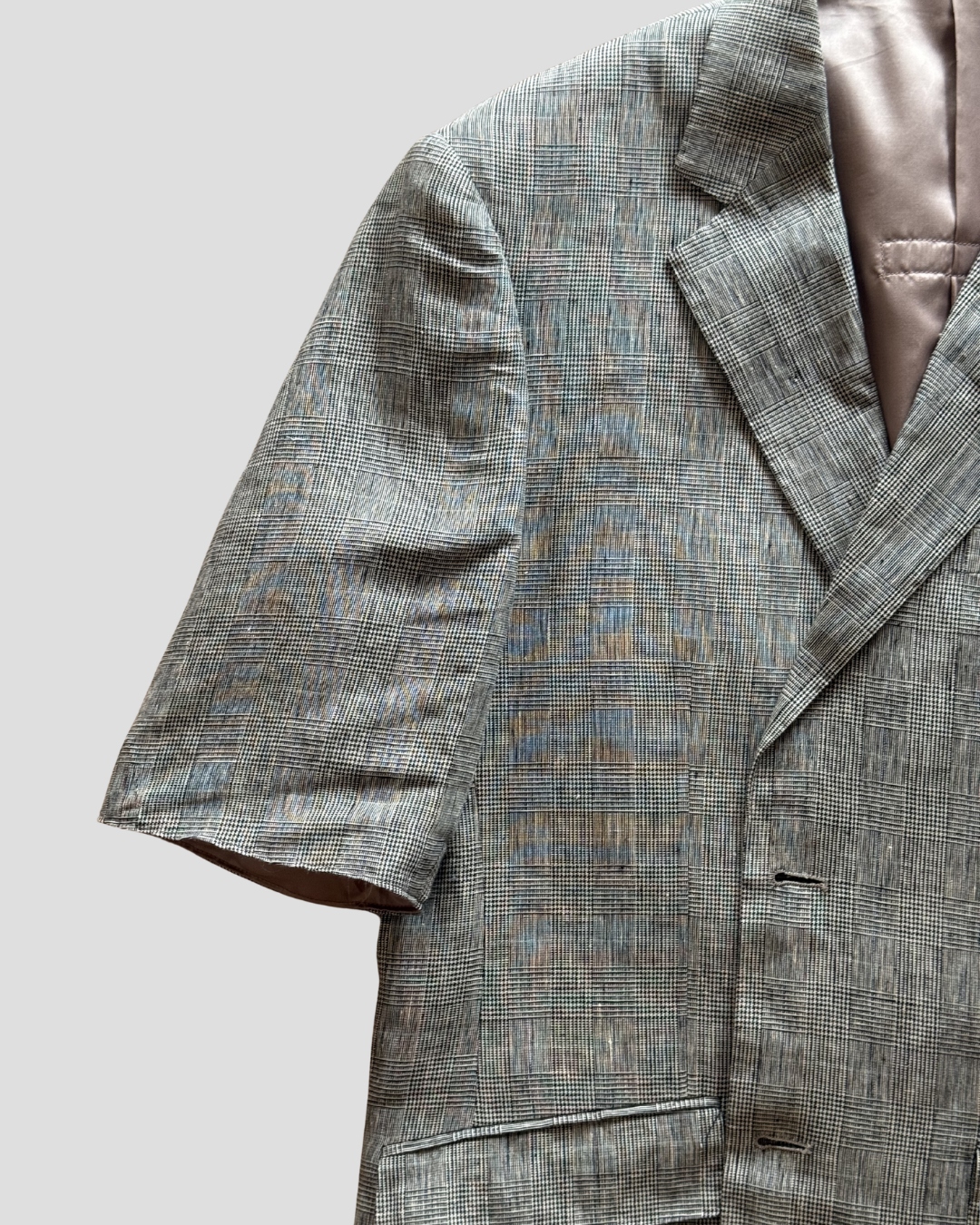 CF SS Blazer - Check Beige