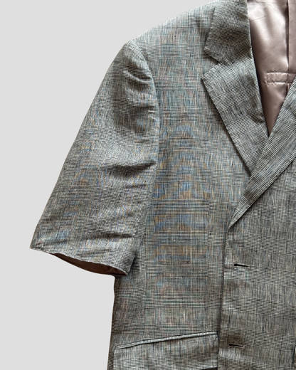 CF SS Blazer - Check Beige