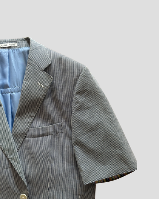 CF SS Blazer - Striped Light Grey