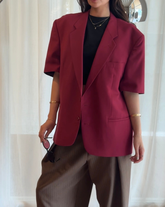 CF SS Blazer - Plum