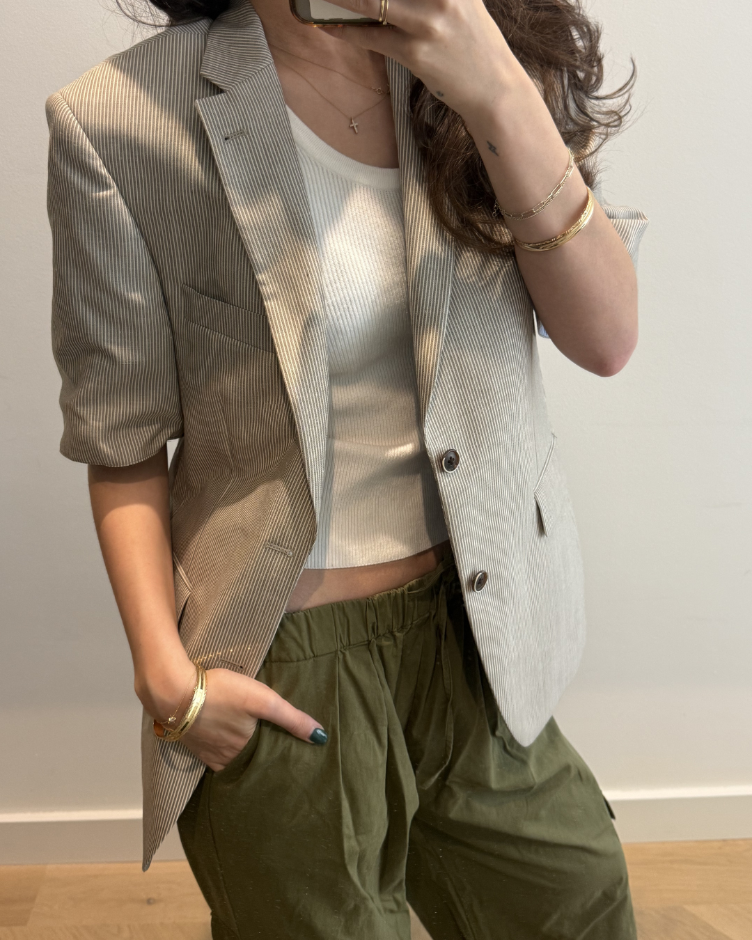CF SS Blazer - Light Beige