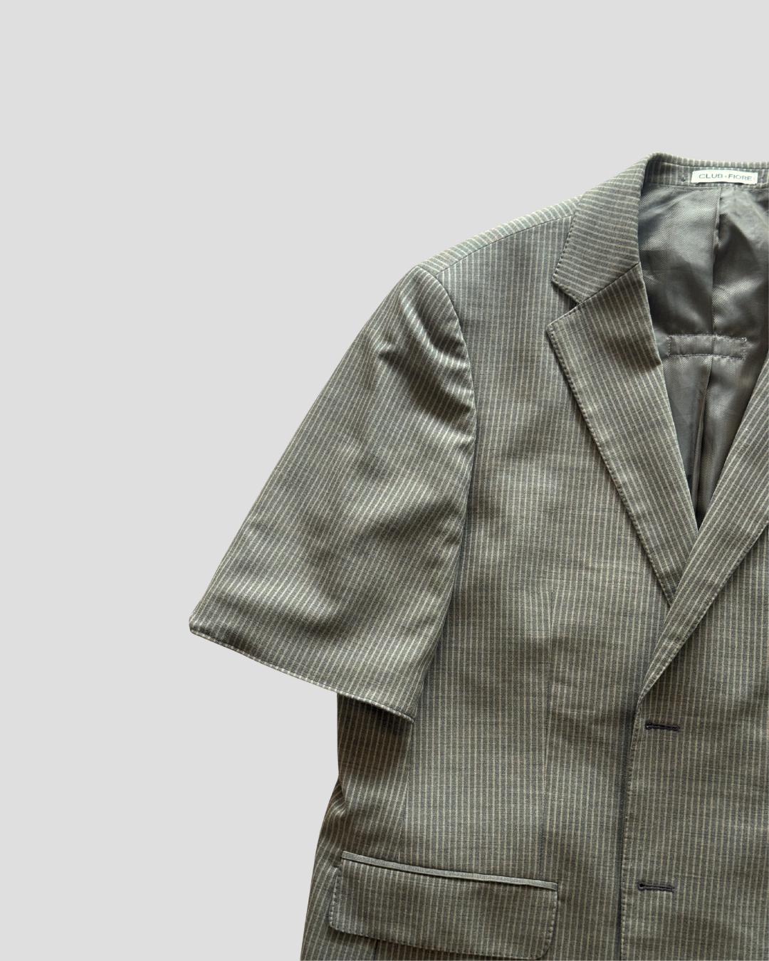 CF SS Blazer - Striped Taupe