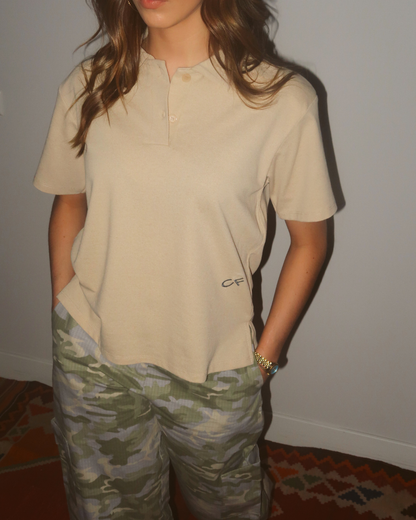 CF Structured Polo - Sable