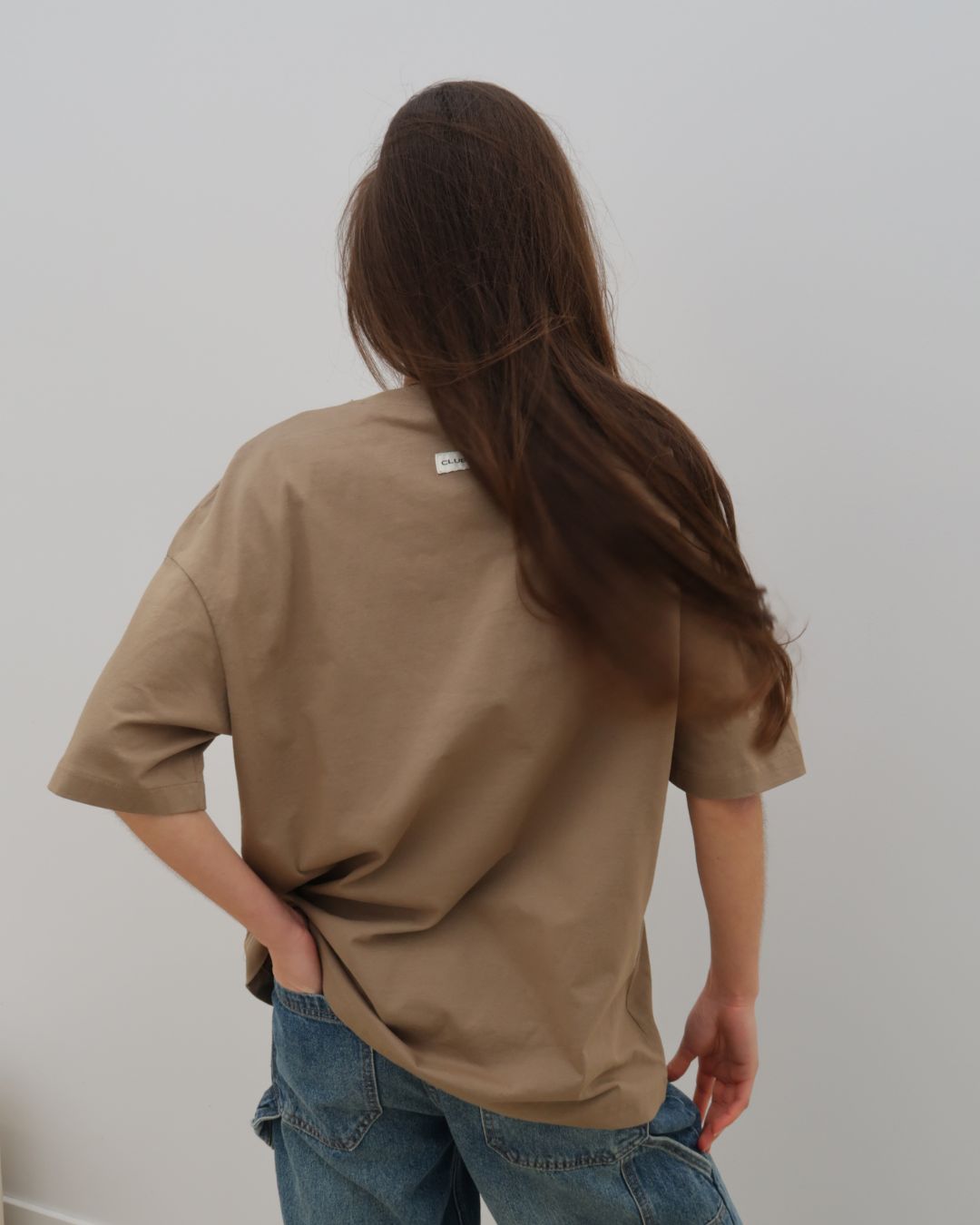 CF BOYFRIEND TEE - TAUPE