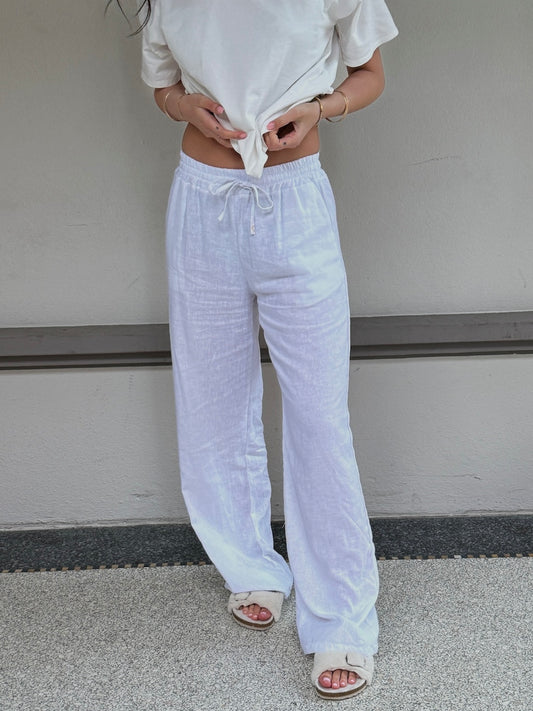 RAYAN TROUSERS - WHITE