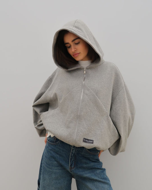 Denver Hoodie - Heather Grey