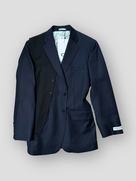 Vintage Fold (Gilet) Blazer - Navy 12