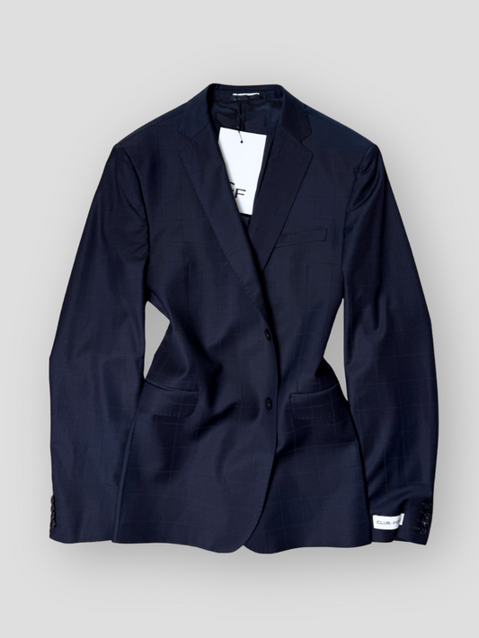 Vintage Adjustable Waist Blazer - Navy 11