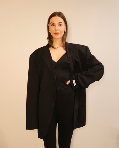 CF Waist Blazer - Black