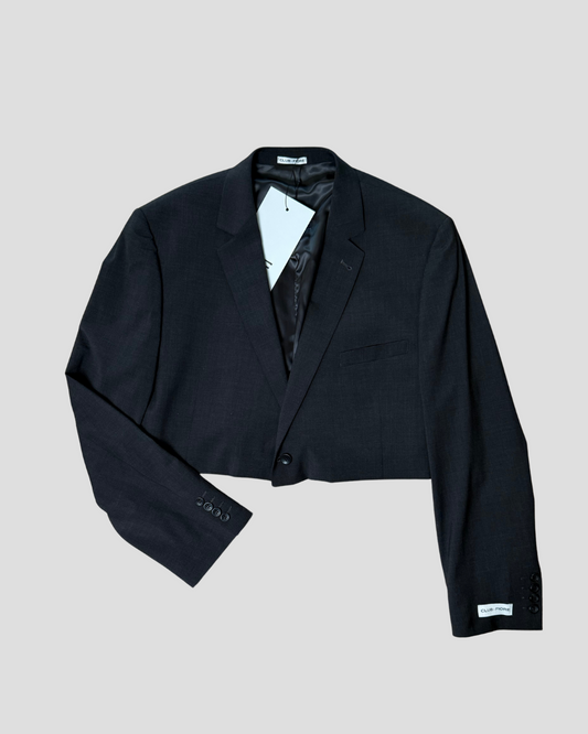 Vintage Cropped Blazer - 145 Nearly Black